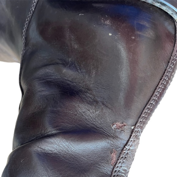Butter Brand Brown Leather Boots Size 37.5 - Picture 12 of 13